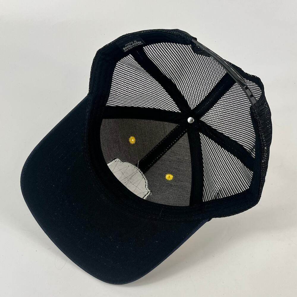 Scheels Mens Yellow Trucker Cap Baseball Hat Great Falls Montana Mesh Snapback - Picture 6 of 9